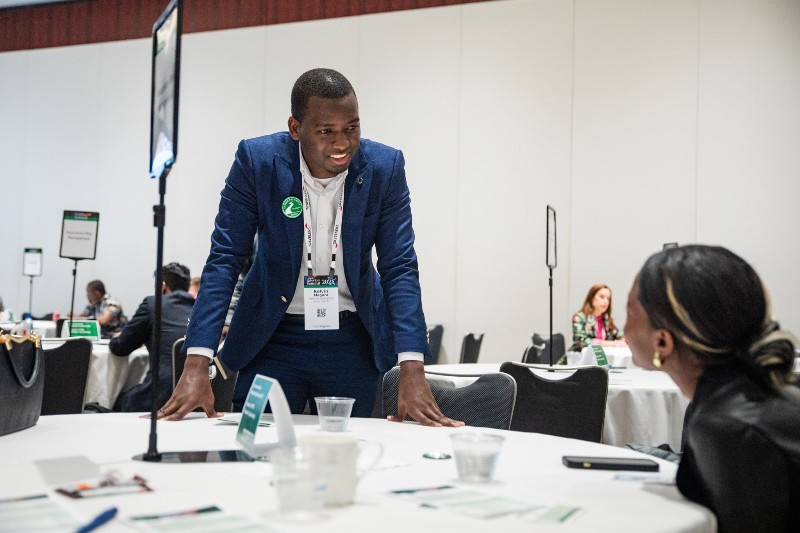 Kelvin Magora at security conference